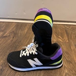 Women’s New Balance 515v1 shoes size 7.5 black/purple/yellow